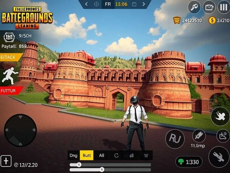 Jaipur Fort map in PUBG Power Pro Crusader